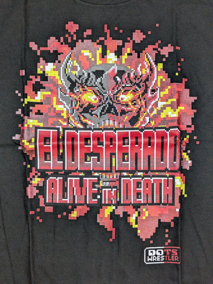 エル・デスペラード「dotswrestler」Tシャツ(ALIVE IN DEATH)