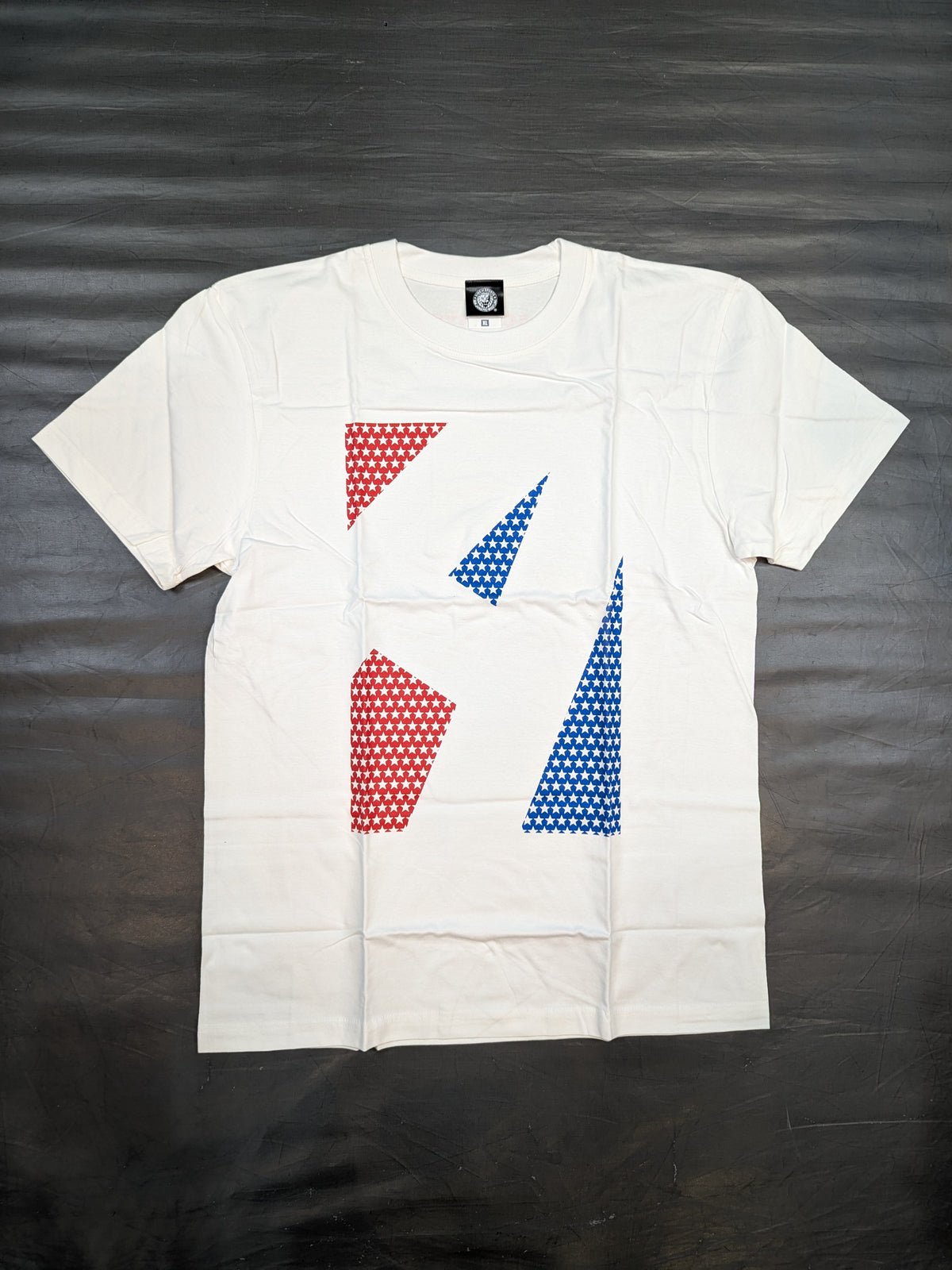 棚橋弘至「A」Tシャツ(ホワイト×USAカラー)