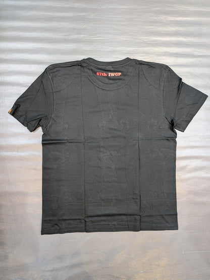 棚橋弘至「C」Tシャツ(ブラック×レッド)