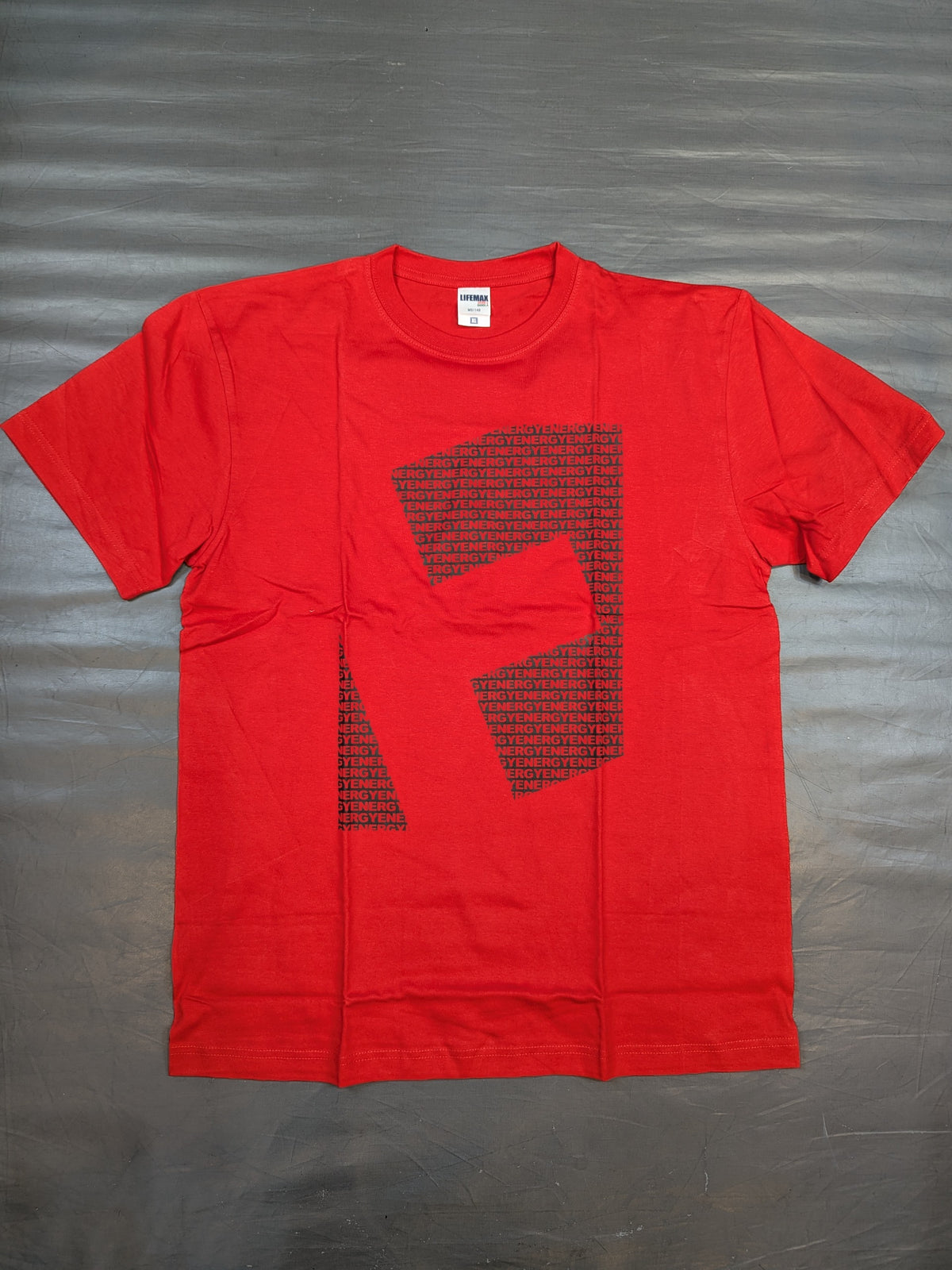 棚橋弘至「E」Tシャツ(レッド×ブラック)