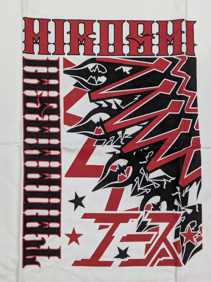 棚橋弘至×ガッツ・ダイナマイト・キャバレーズ コラボTシャツ⑤(ホワイト)