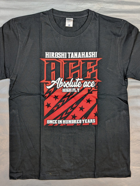 棚橋弘至×ガッツ・ダイナマイト・キャバレーズ コラボTシャツ⑥(ブラック)