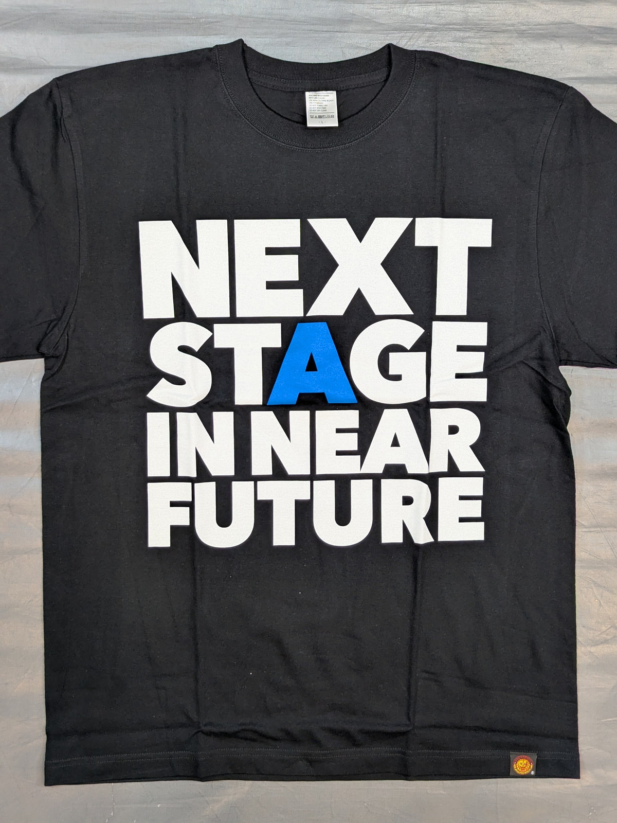 棚橋弘至「NEXT STAGE IN NEAR FUTURE」Tシャツ②(ブラック)