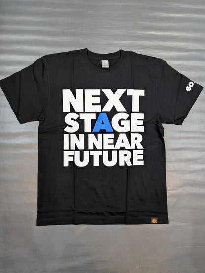 棚橋弘至「NEXT STAGE IN NEAR FUTURE」Tシャツ②(ブラック)