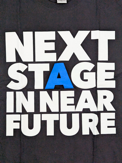 棚橋弘至「NEXT STAGE IN NEAR FUTURE」Tシャツ②(ブラック)