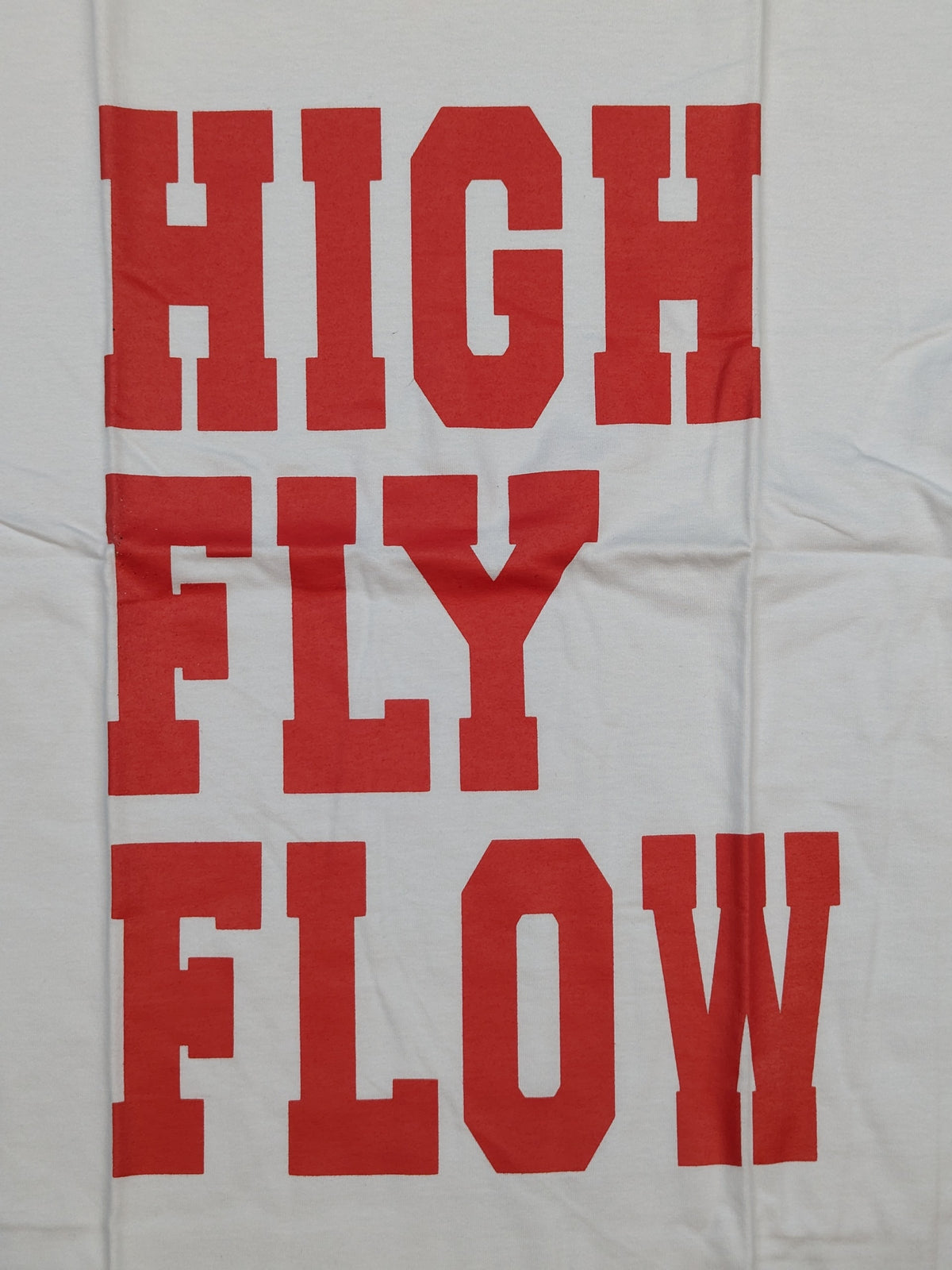 棚橋弘至「HIGH FLY FLOW」Tシャツ(ホワイト×レッド)