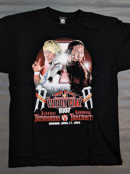 棚橋弘至 vs KONOSUKE TAKESHITA 対戦記念Tシャツ