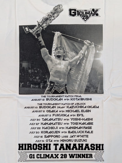 棚橋弘至「G1 CLIMAX 28 優勝記念」Tシャツ