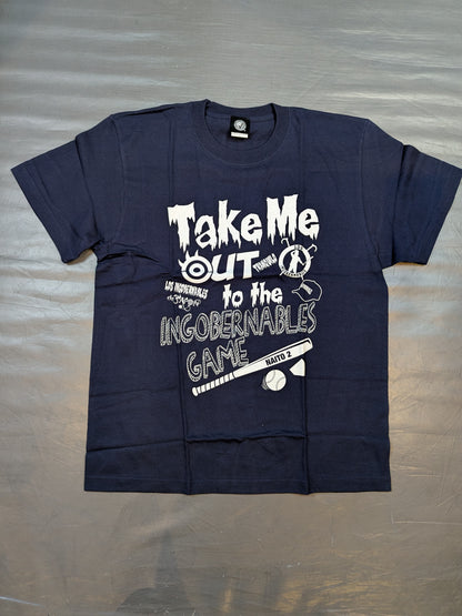 内藤哲也「Ingobernables Game」Tシャツ②(ネイビー×ホワイト)