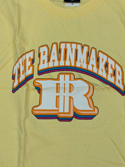 オカダ・カズチカ「THE RAINMAKER」Tシャツ②(ライトイエロー)