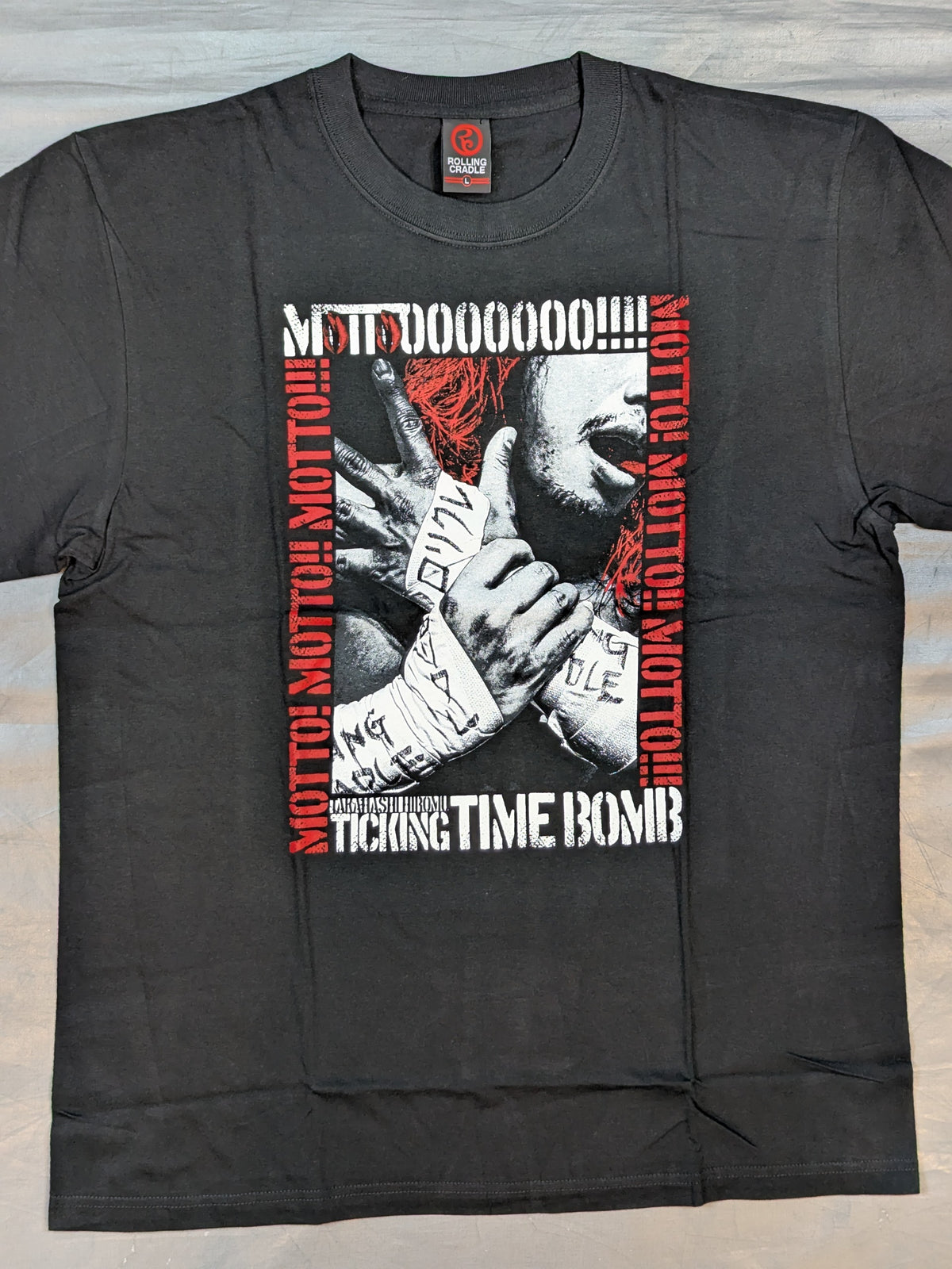 Hiromu Takahashi × ROLLING CRADLE Collaboration T-Shirt (3) (2022/Black)