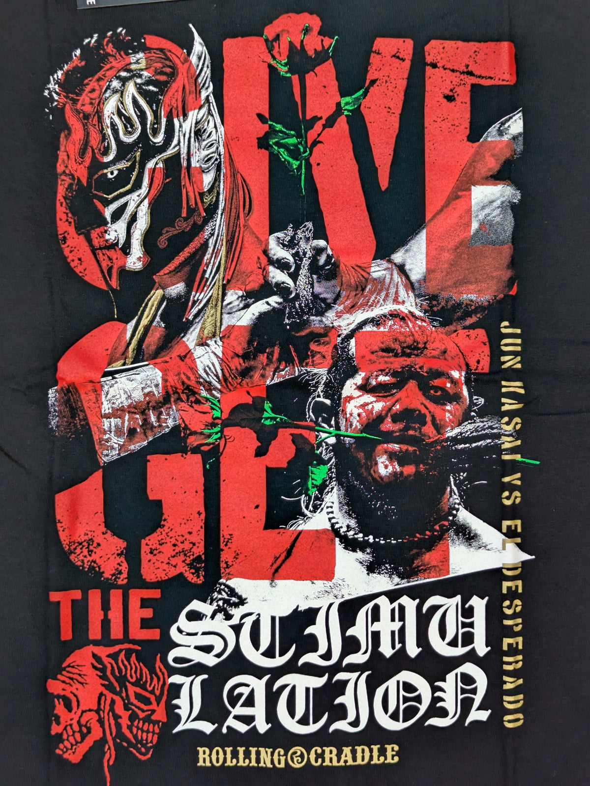 エル・デスペラード×葛西純「MAXIMUM THE STIMULATION-A」Tシャツ