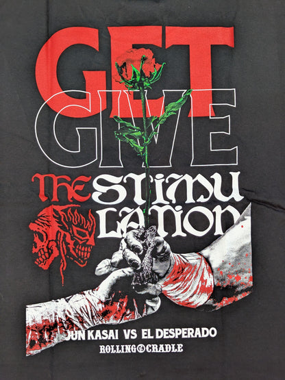 El Desperado×Jun Kasai  'MAXIMUM THE STIMULATION-B' T-shirt