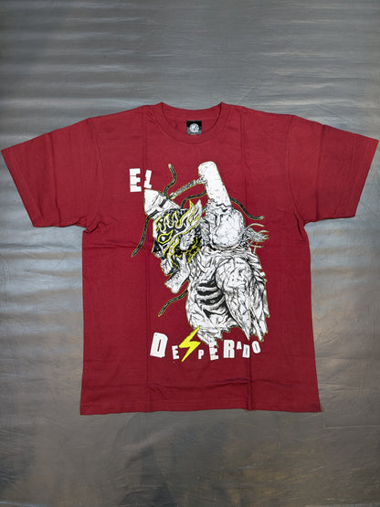 エル・デスペラード×林田球 コラボTシャツ③(ダークレッド)