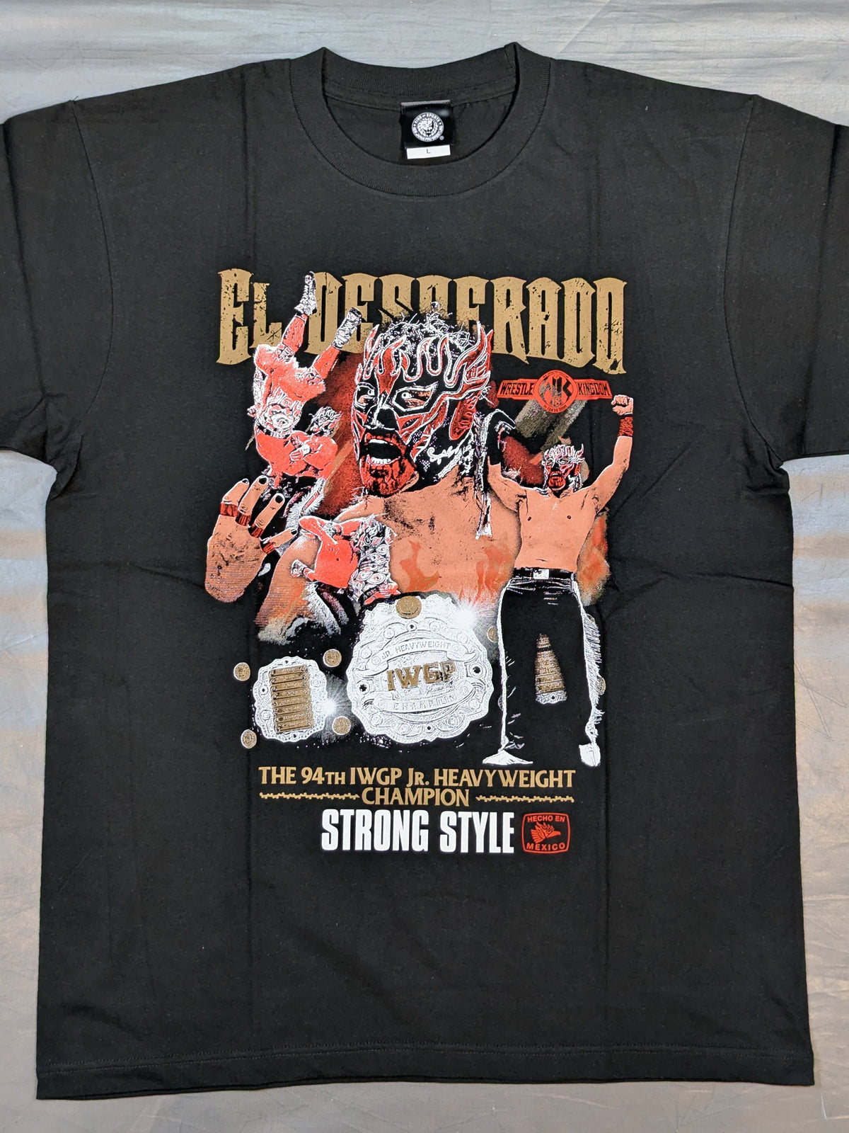 El Desperado '94th IWGP JR. Heavyweight Championship Championship Commemorative Ceremony' T-shirt