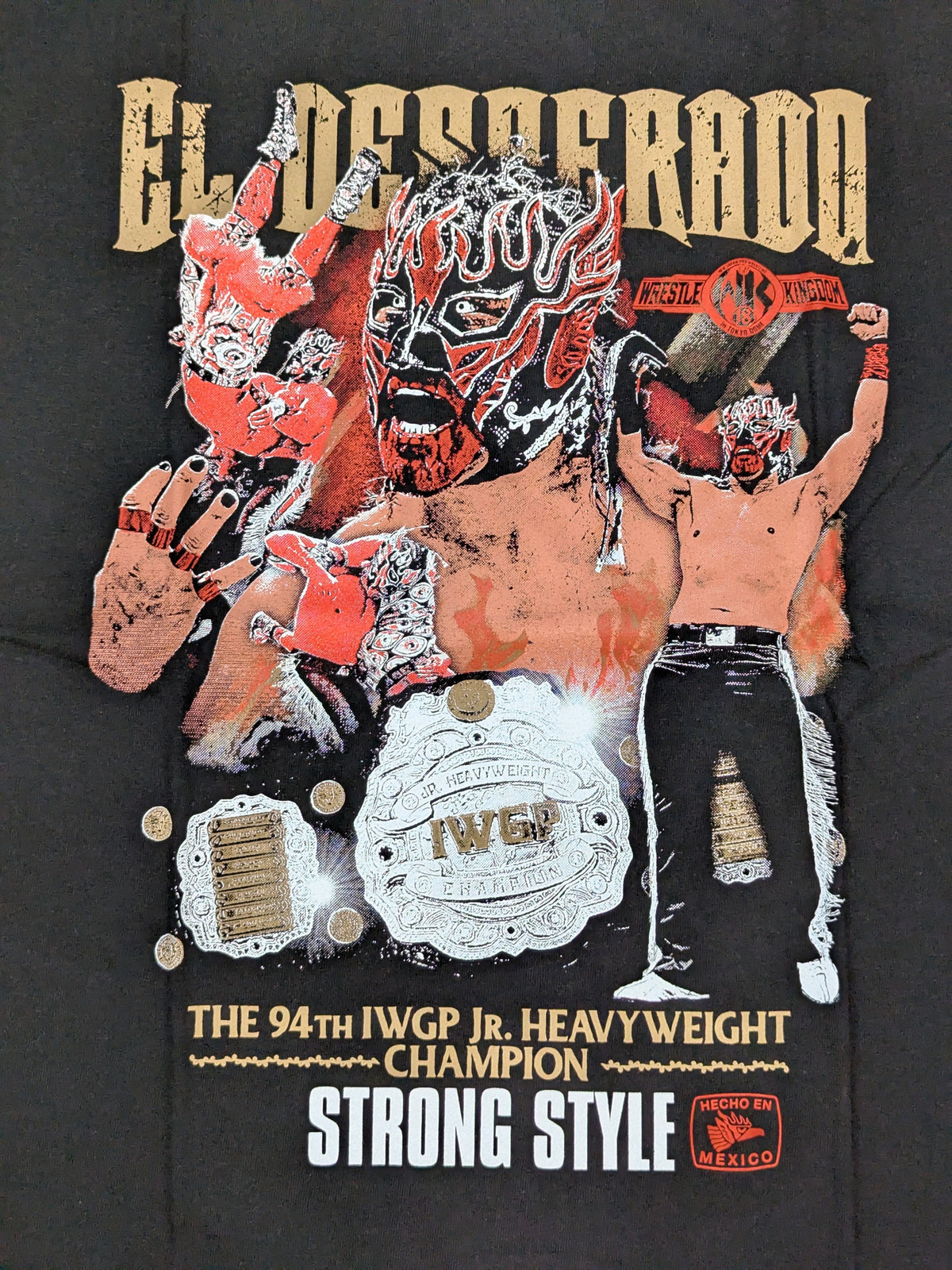 El Desperado '94th IWGP JR. Heavyweight Championship Championship Commemorative Ceremony' T-shirt