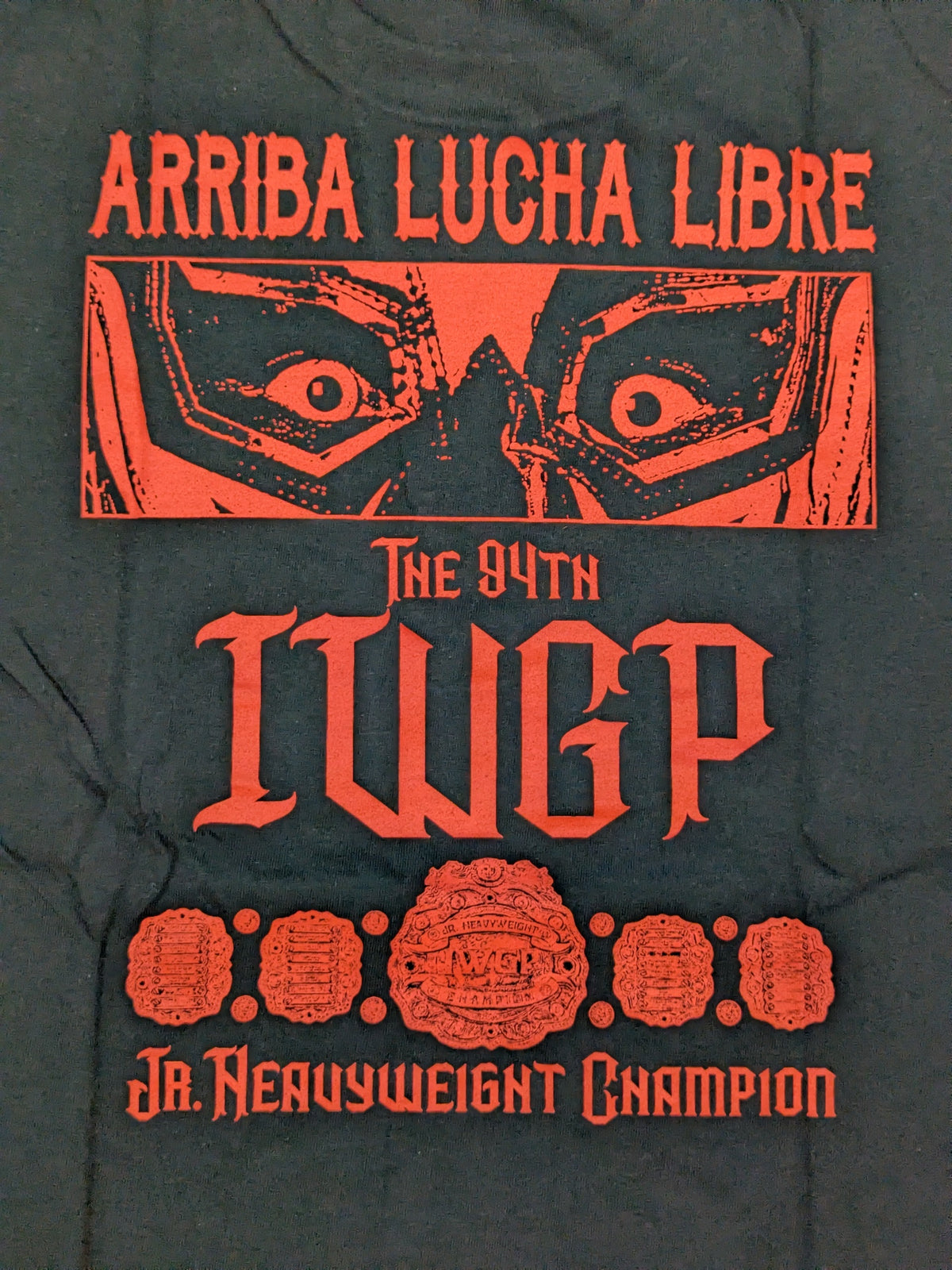 El Desperado '94th IWGP JR. Heavyweight Championship Championship Commemorative Ceremony' T-shirt
