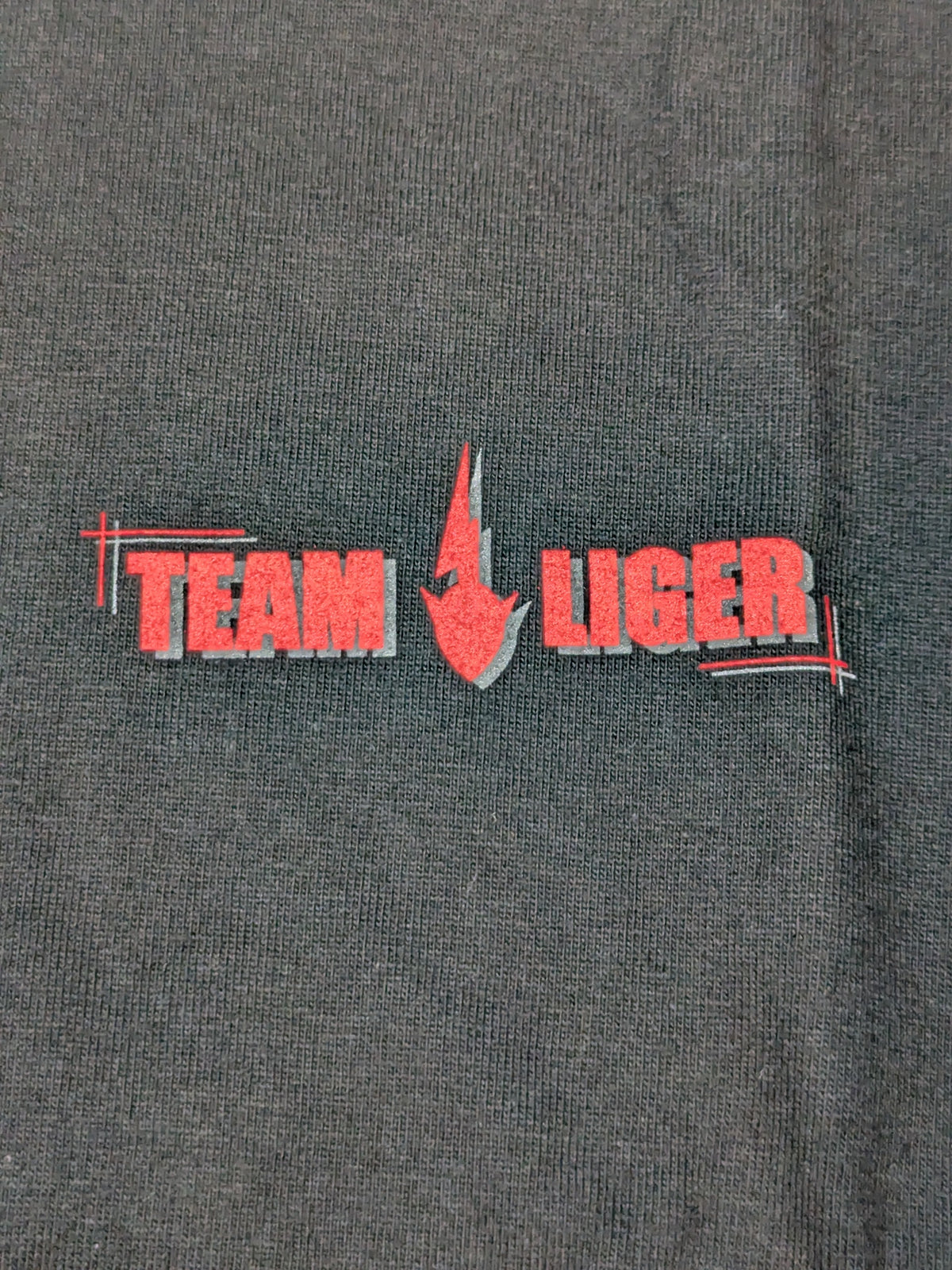 Jushin Thunder Liger Channel 'TEAM LIGER' T-Shirt (2) (Black)
