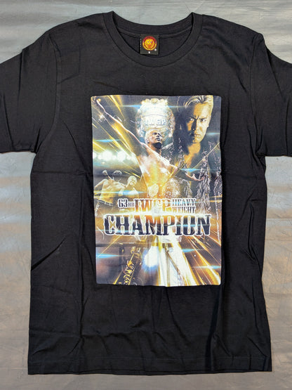 【hand signed autograph】 Kazuchika Okada × King of Pro-wrestling  T-shirt
