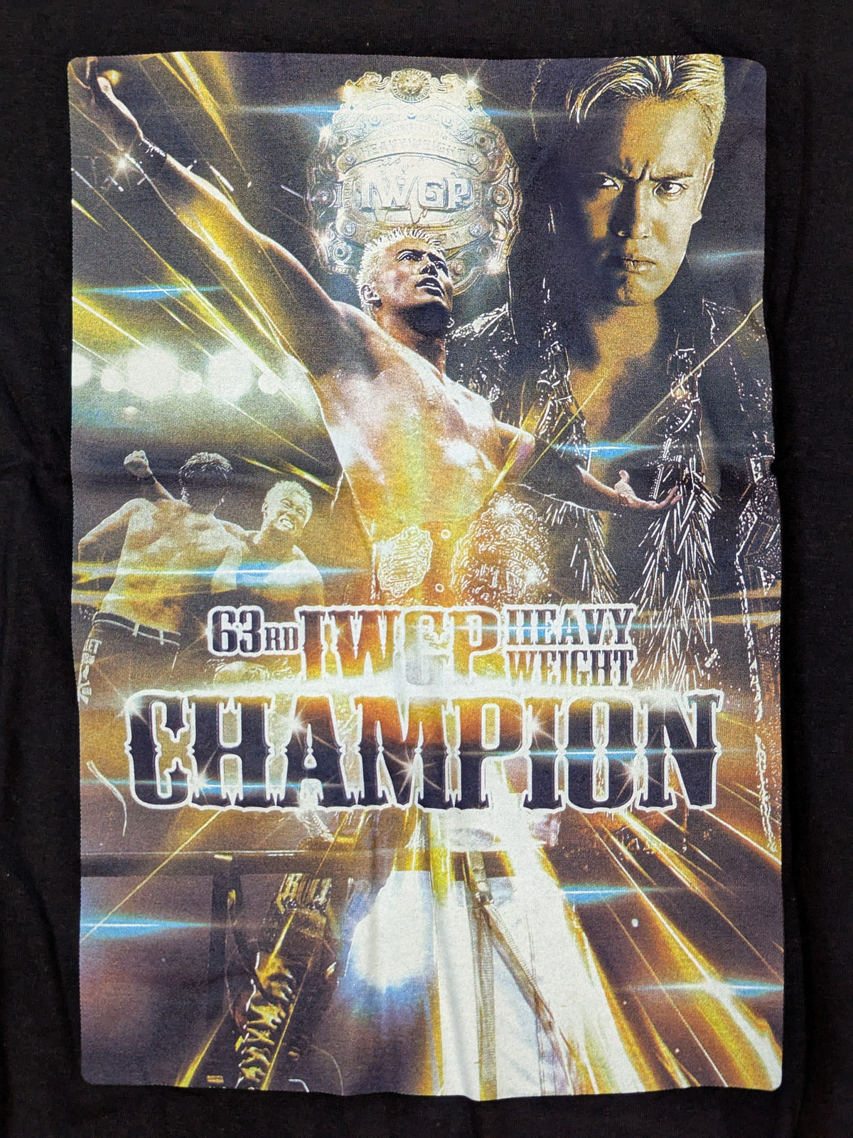 【hand signed autograph】 Kazuchika Okada × King of Pro-wrestling  T-shirt