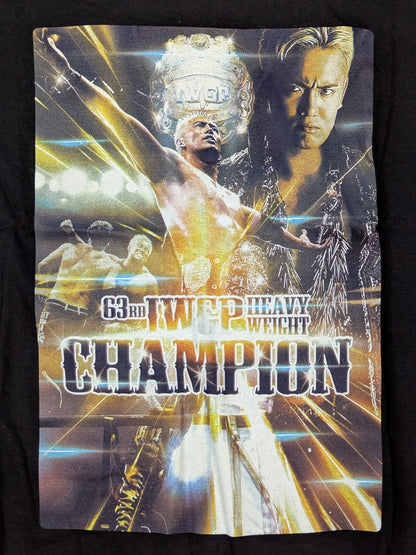 【hand signed autograph】 Kazuchika Okada × King of Pro-wrestling  T-shirt