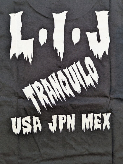 L・I・J Tシャツ④(ブラック×ホワイト）