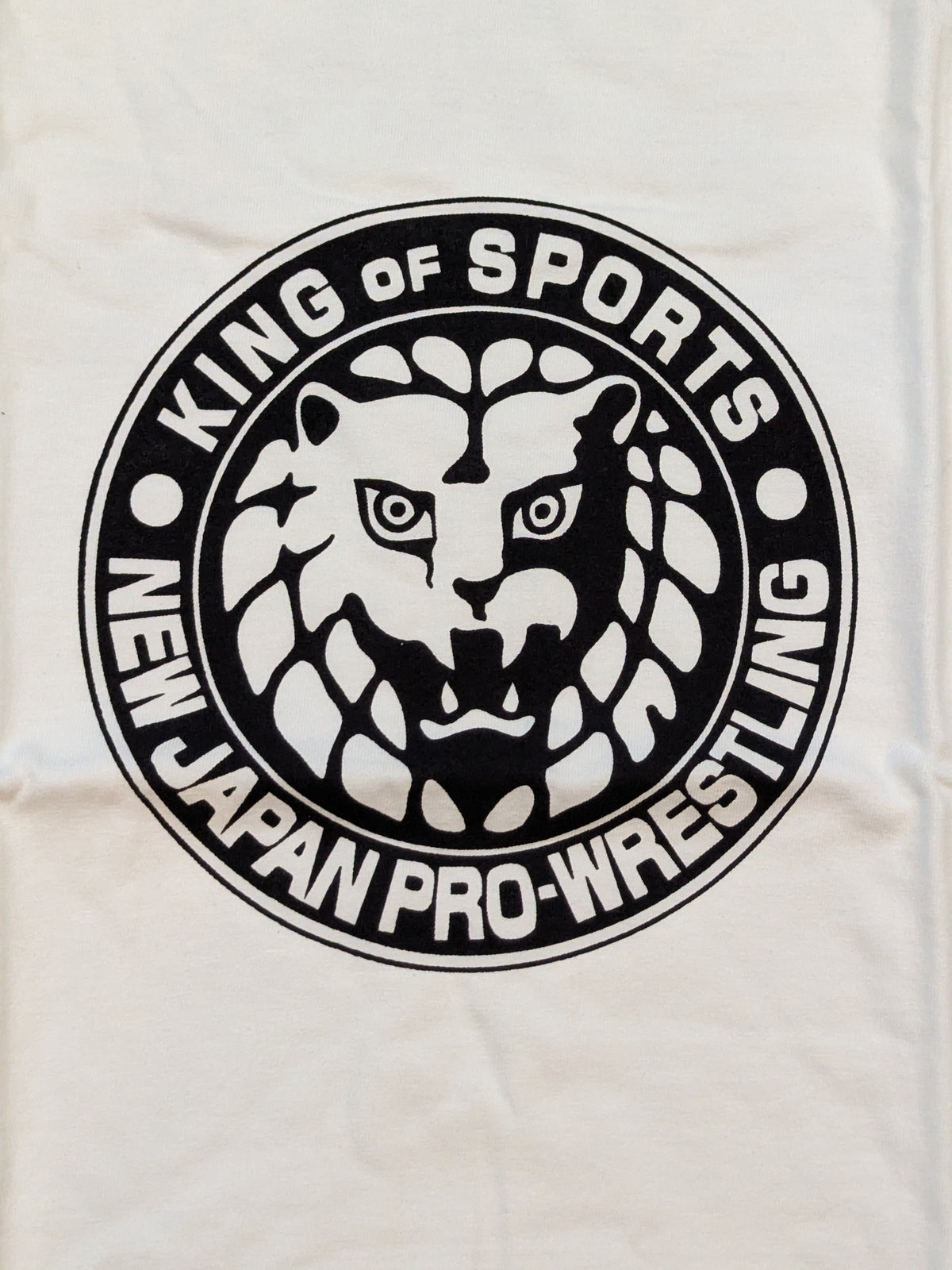 ライオンマーク ラグランTシャツ①(ホワイト×ブラック)