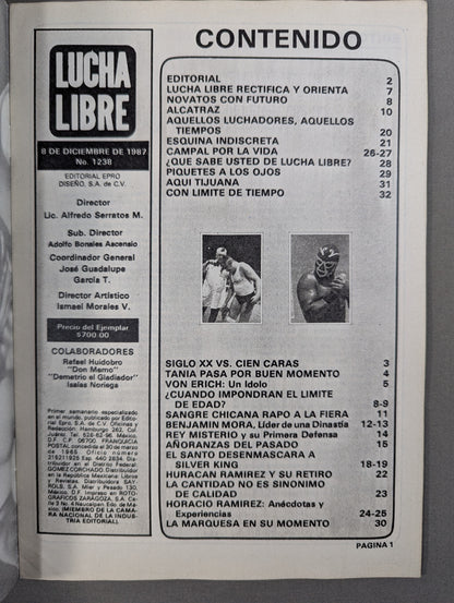 LUCHA LIBRE No.1238