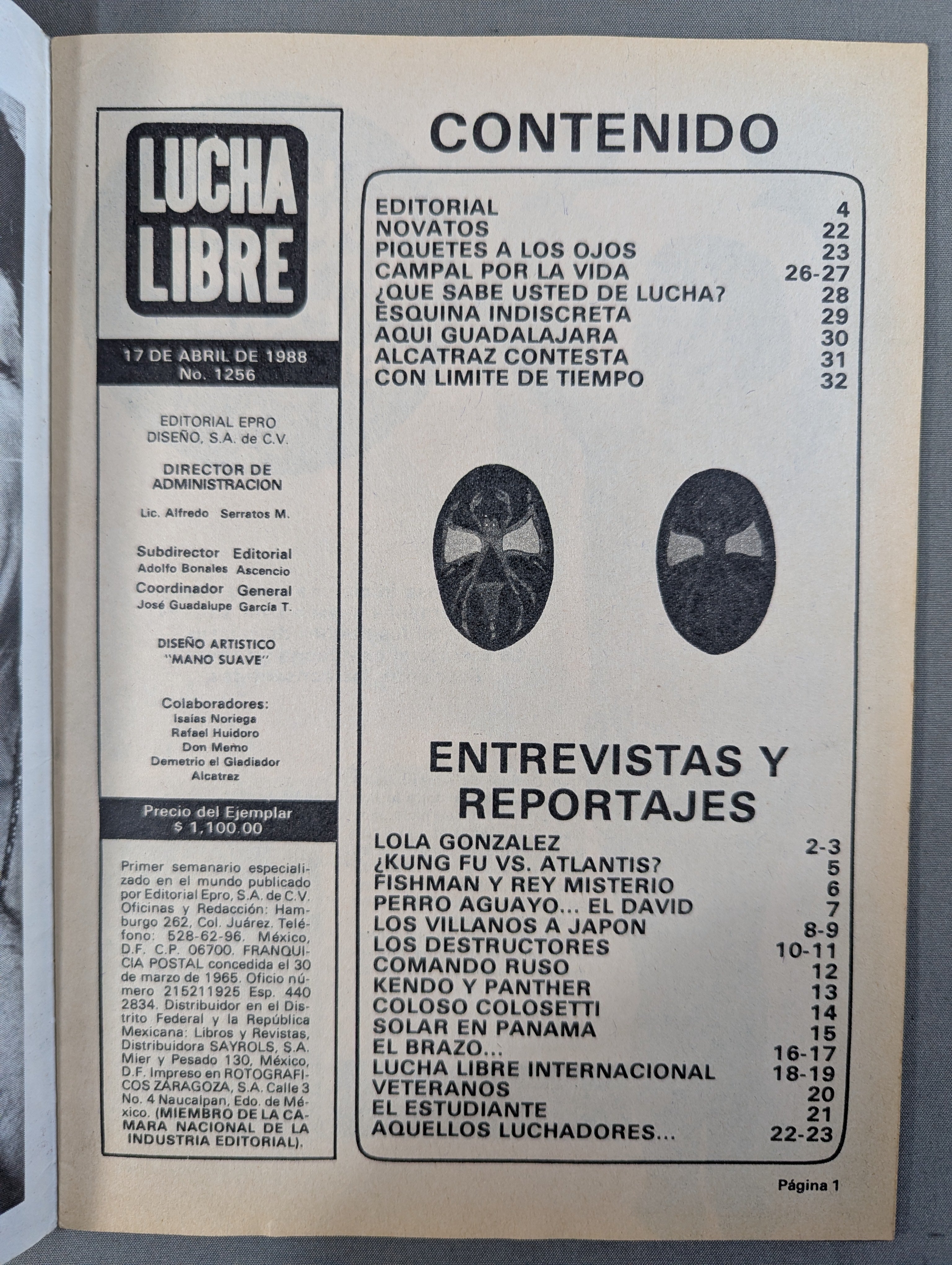 LUCHA LIBRE No.1256 – 闘道館
