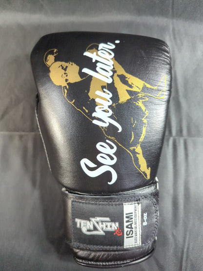【hand signed autograph】 Tenshin Nasukawa  Kickboxing Retirement Commemorative Gloves