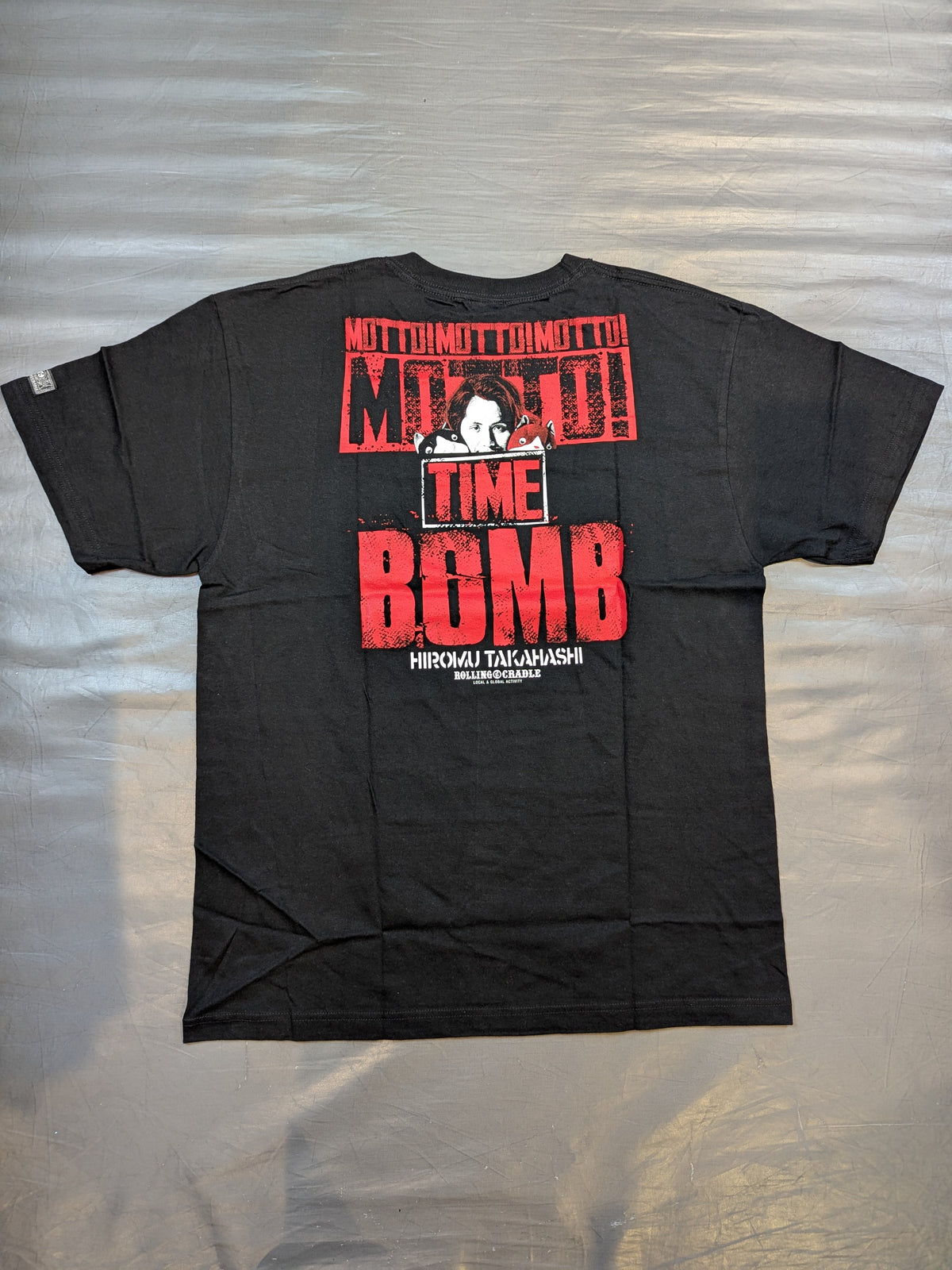 Hiromu Takahashi × ROLLING CRADLE Collaboration T-Shirt (4) (2022/Black)