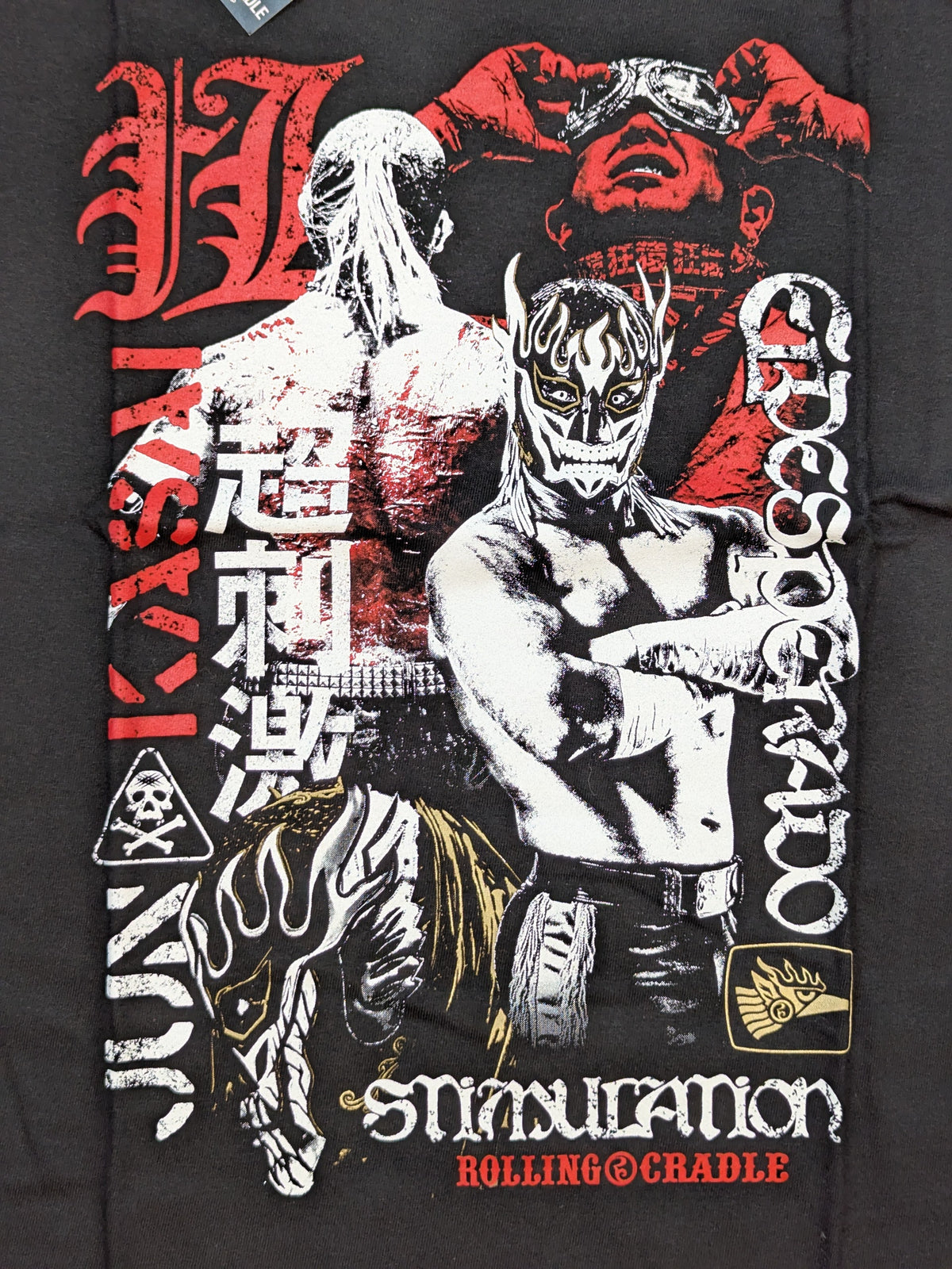 El Desperado×Jun Kasai  "THE MOST DANGEROUS STIMULATION" T-shirt