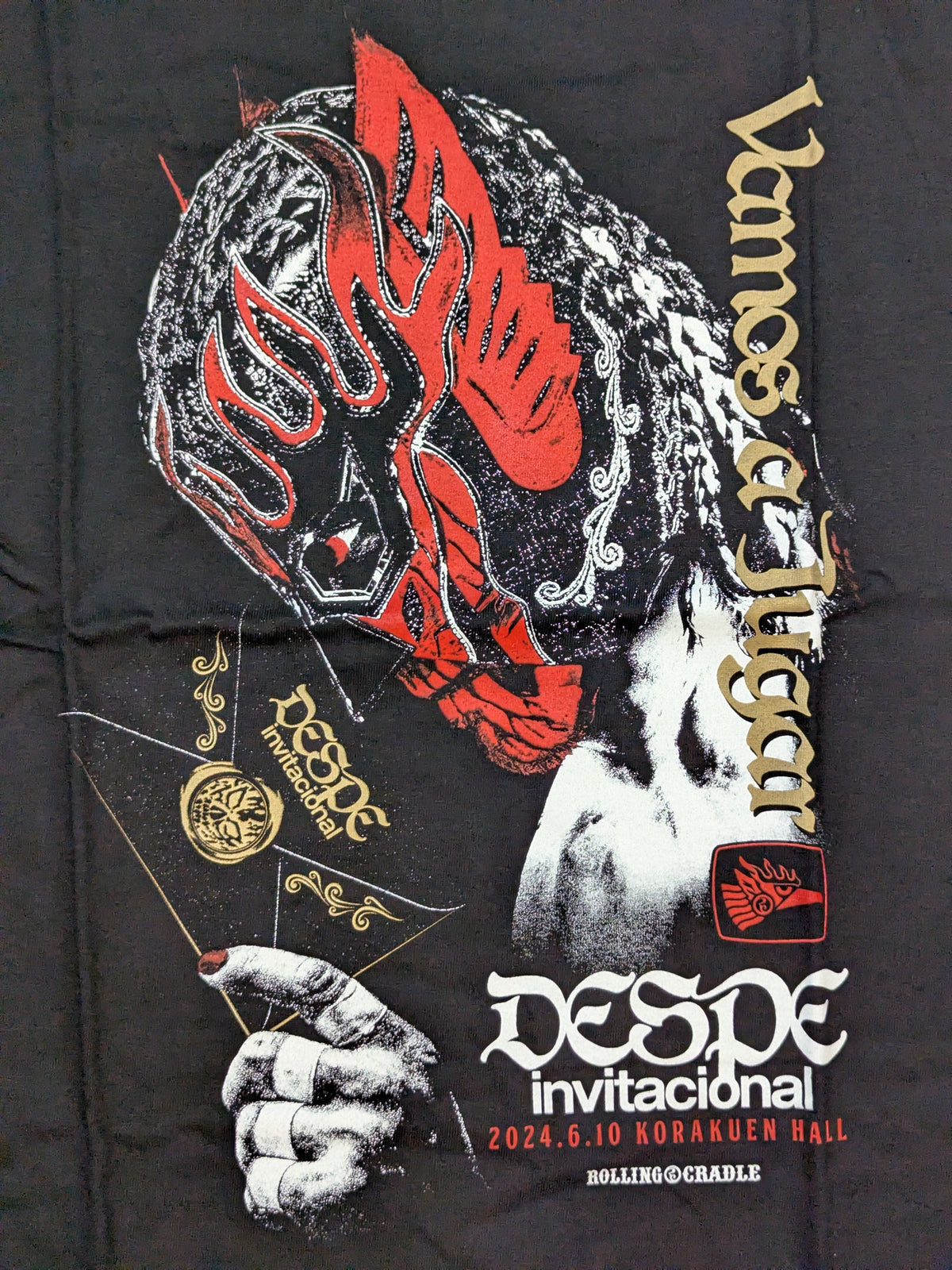El Desperado "DESPE-invitacional supported by ROLLING CRADLE MARIACHI" T-SHIRT (1)