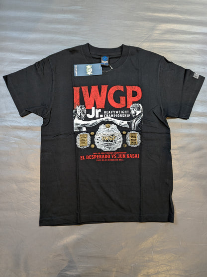 El Desperado ×Jun Kasai  "IWGP Jr. Heavyweight Championship envy respect" T-shirt