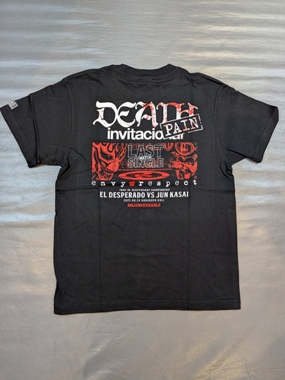 El Desperado ×Jun Kasai  "IWGP Jr. Heavyweight Championship envy respect" T-shirt