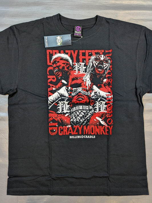 ★CRAZY FEST★ 狂狂狂(エル・デスペラード＆葛西純＆竹田誠志) Tシャツ