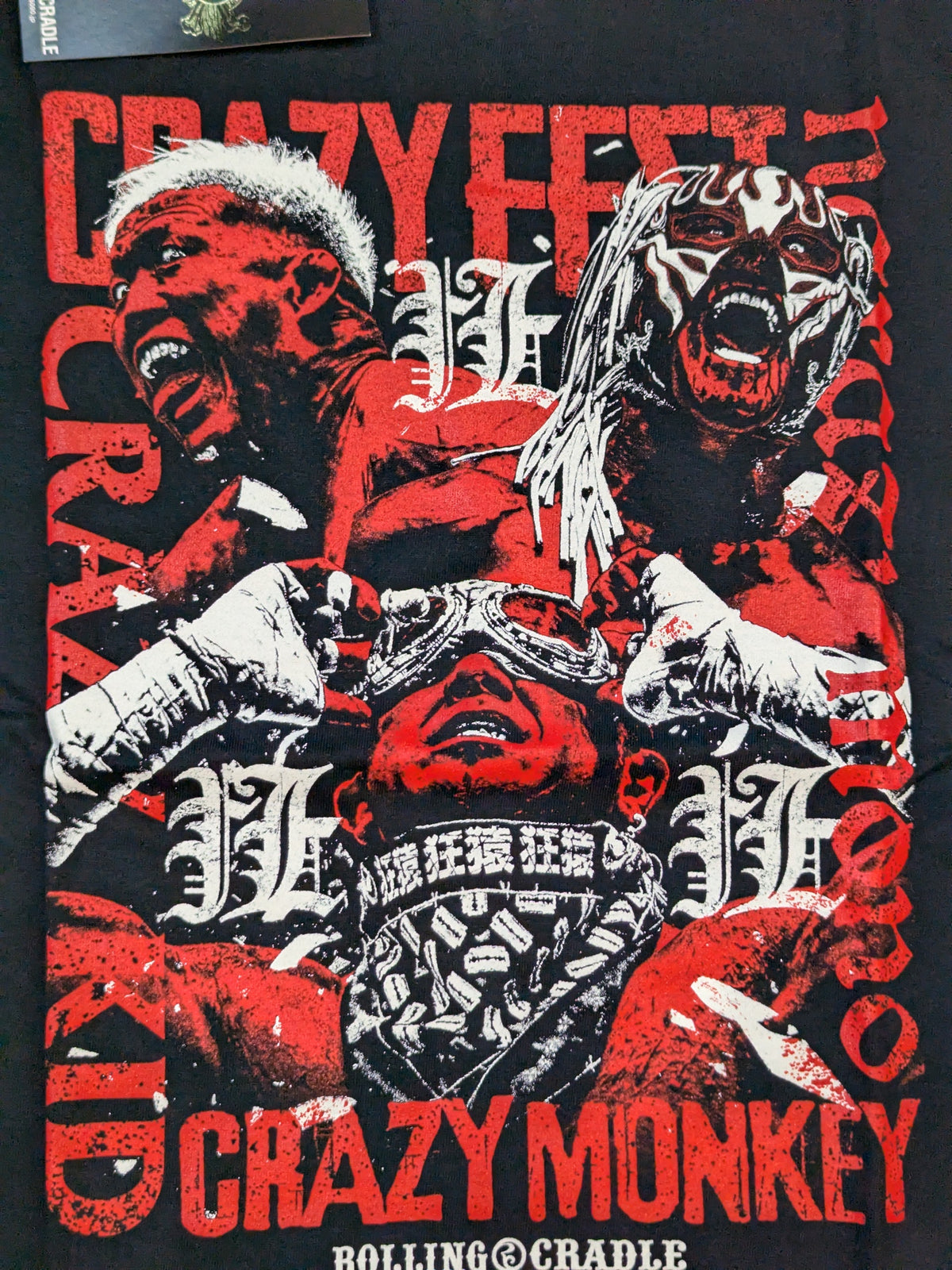 ★CRAZY FEST★ (El Desperado & Jun Kasai & Masashi Takeda ) T-shirt