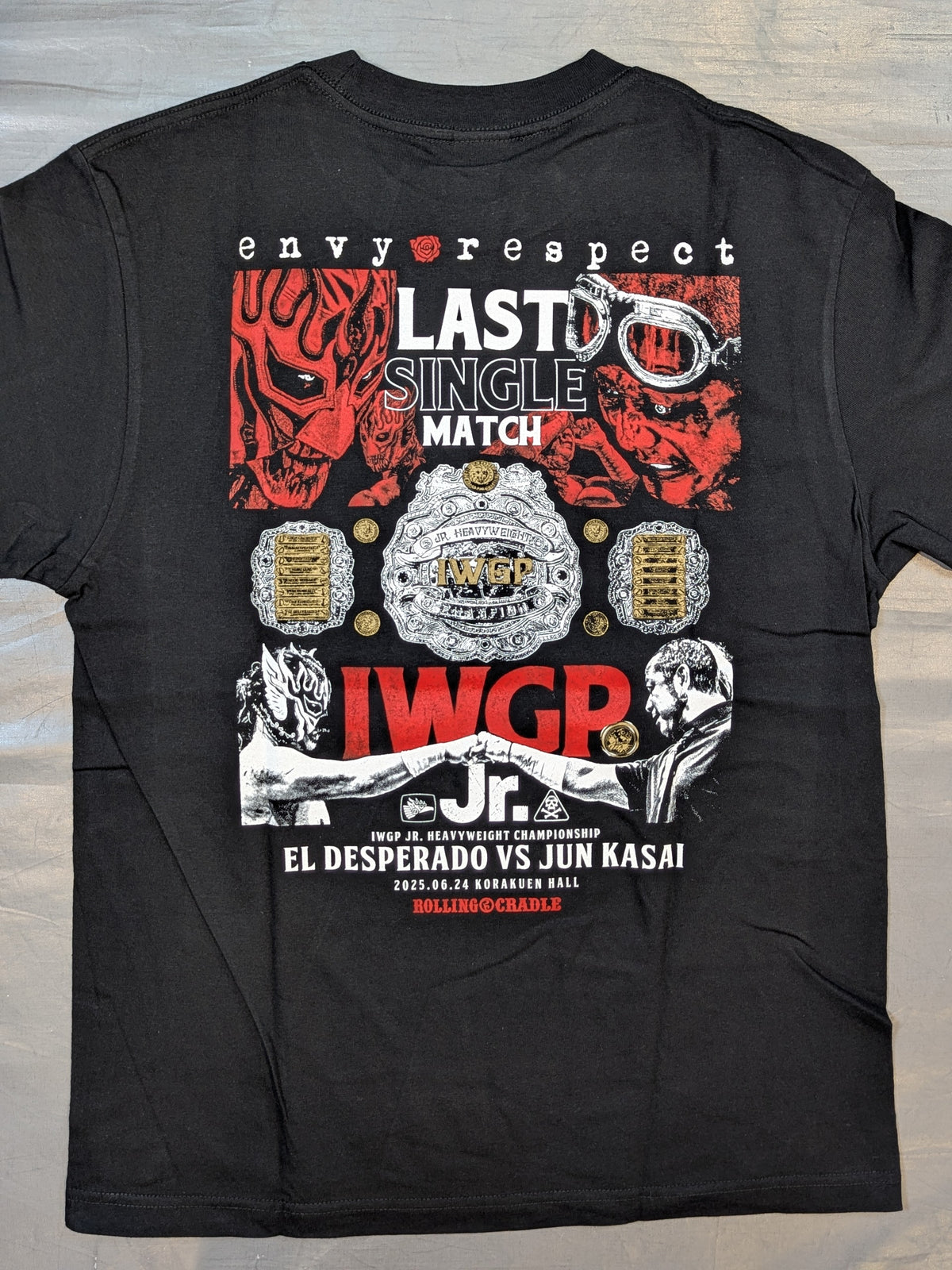 エル・デスペラード×葛西純「IWGP Jr. I'm so glad I met you」Tシャツ