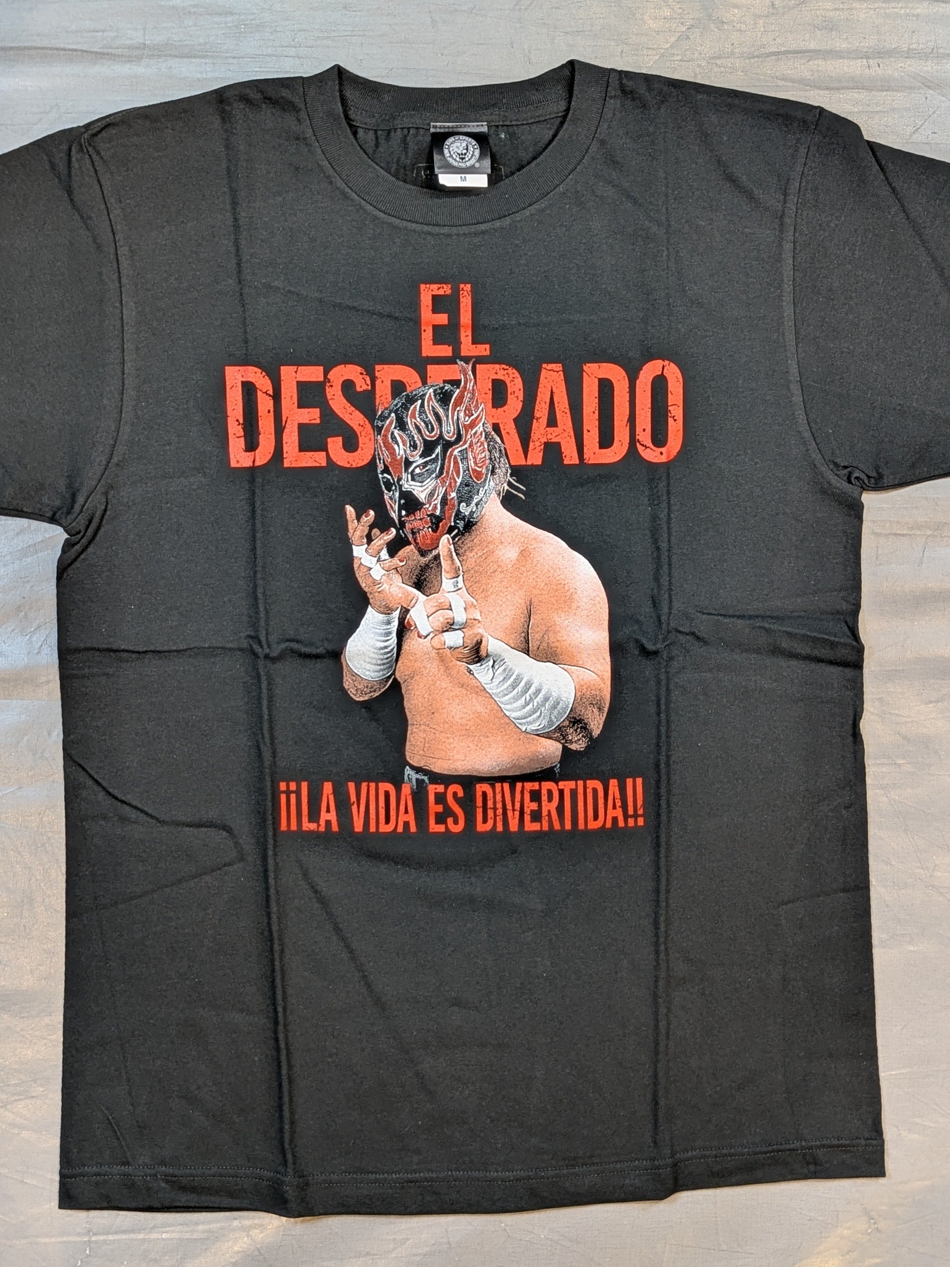 エル・デスペラード★DVD ★Tシャツ XL★ハーフスウェットパンツ L エル・デスペラード「LA VIDA ES DIVERTIDA」Tシャツ①(ブラック