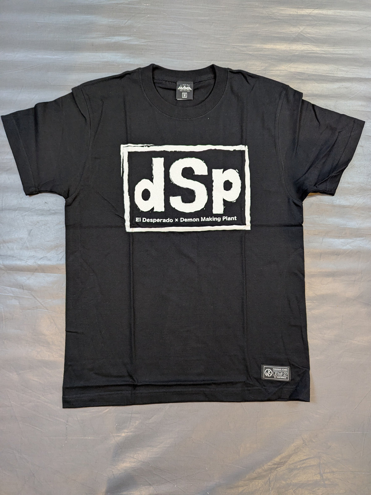 エル・デスペラード×d.M.p キン肉マン二世コラボTシャツ③(ブラック×ホワイト)