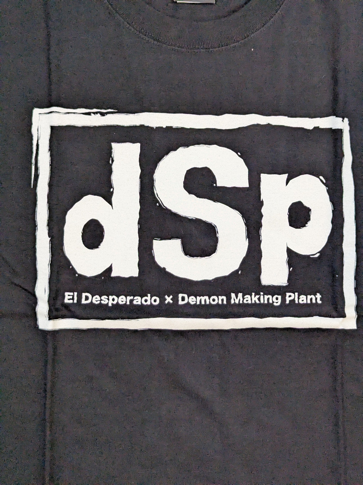 エル・デスペラード×d.M.p キン肉マン二世コラボTシャツ③(ブラック×ホワイト)