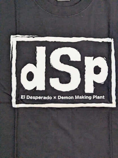 エル・デスペラード×d.M.p キン肉マン二世コラボTシャツ③(ブラック×ホワイト)