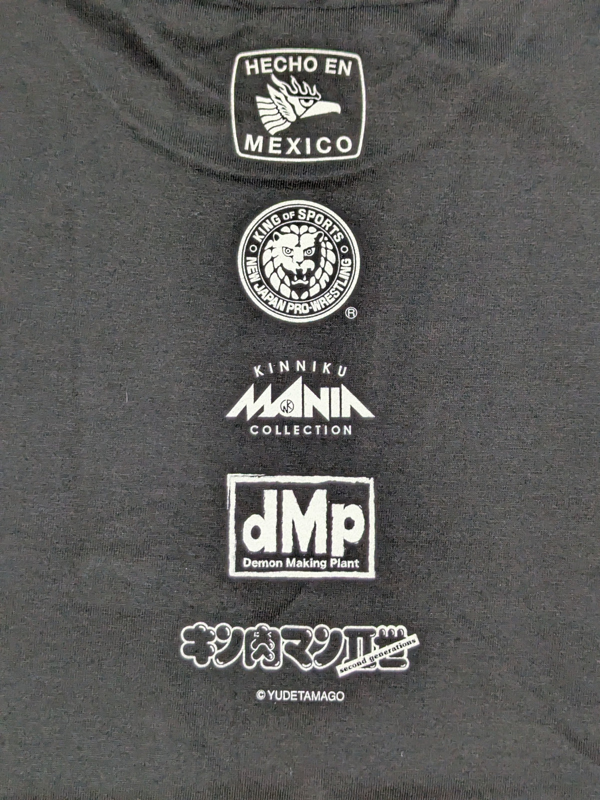 エル・デスペラード×d.M.p キン肉マン二世コラボTシャツ③(ブラック×ホワイト)