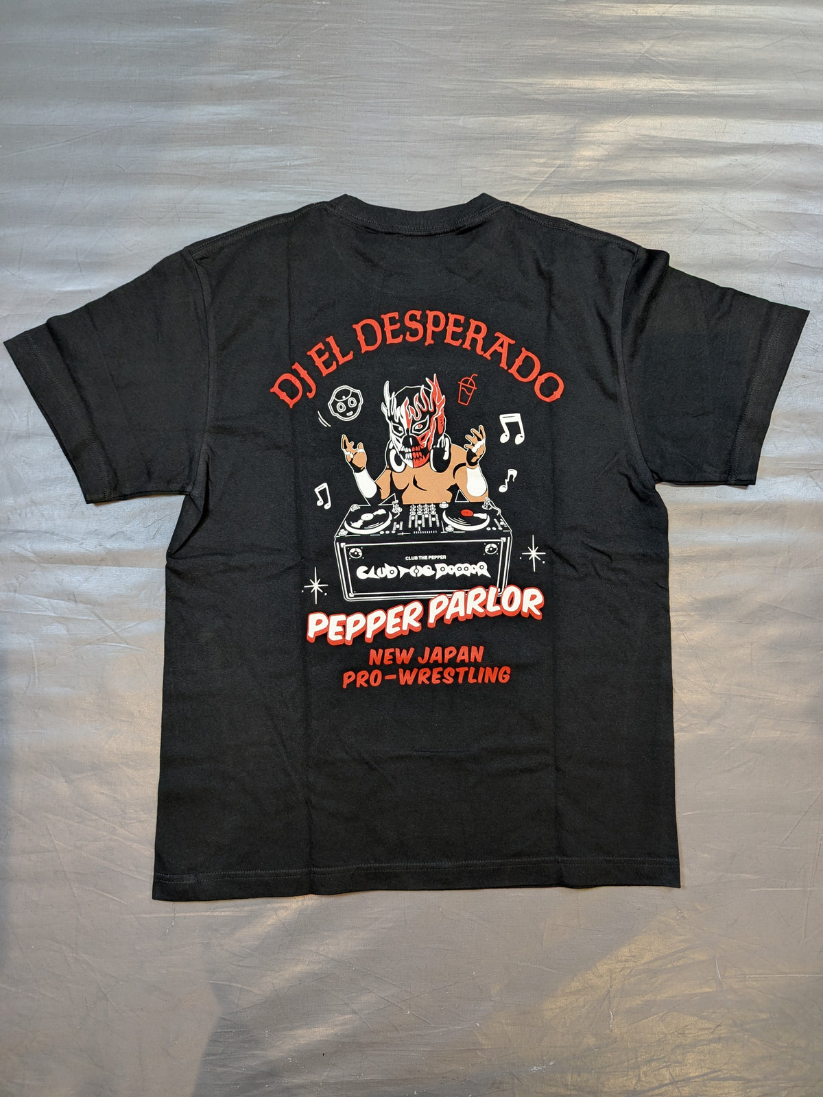新日本プロレス×Pepper PARLOR エル・デスペラード「DJスタイル」Tシャツ