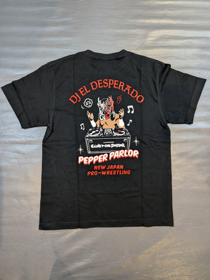 新日本プロレス×Pepper PARLOR エル・デスペラード「DJスタイル」Tシャツ
