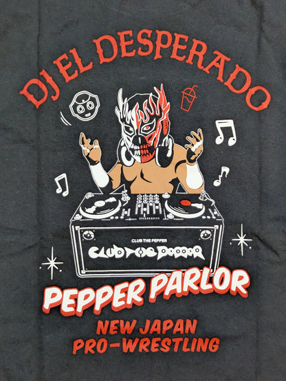 新日本プロレス×Pepper PARLOR エル・デスペラード「DJスタイル」Tシャツ