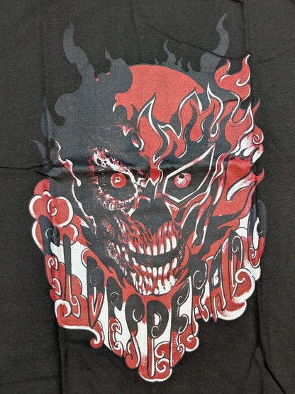 エル・デスペラード×桃桃子 コラボTシャツ③(スモークブラック)