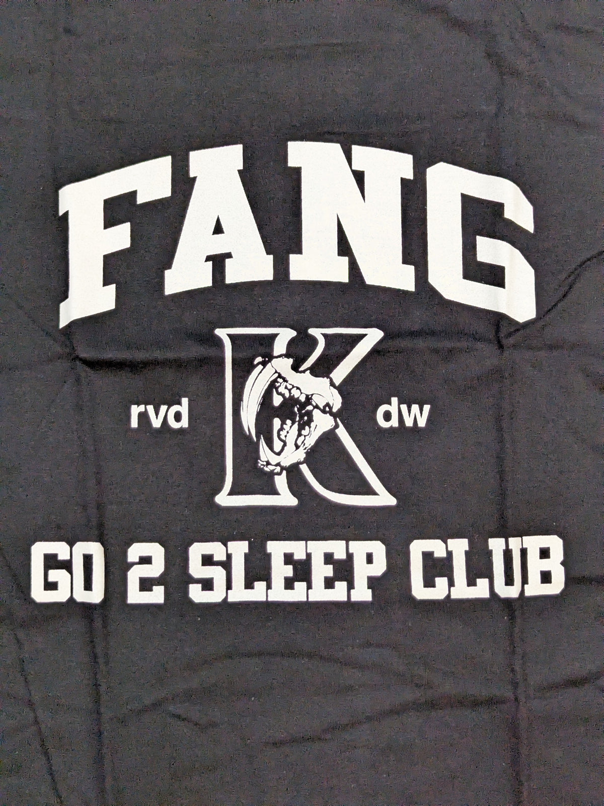 KENTA「FANG K」Tシャツ③(ブラック×ホワイト)
