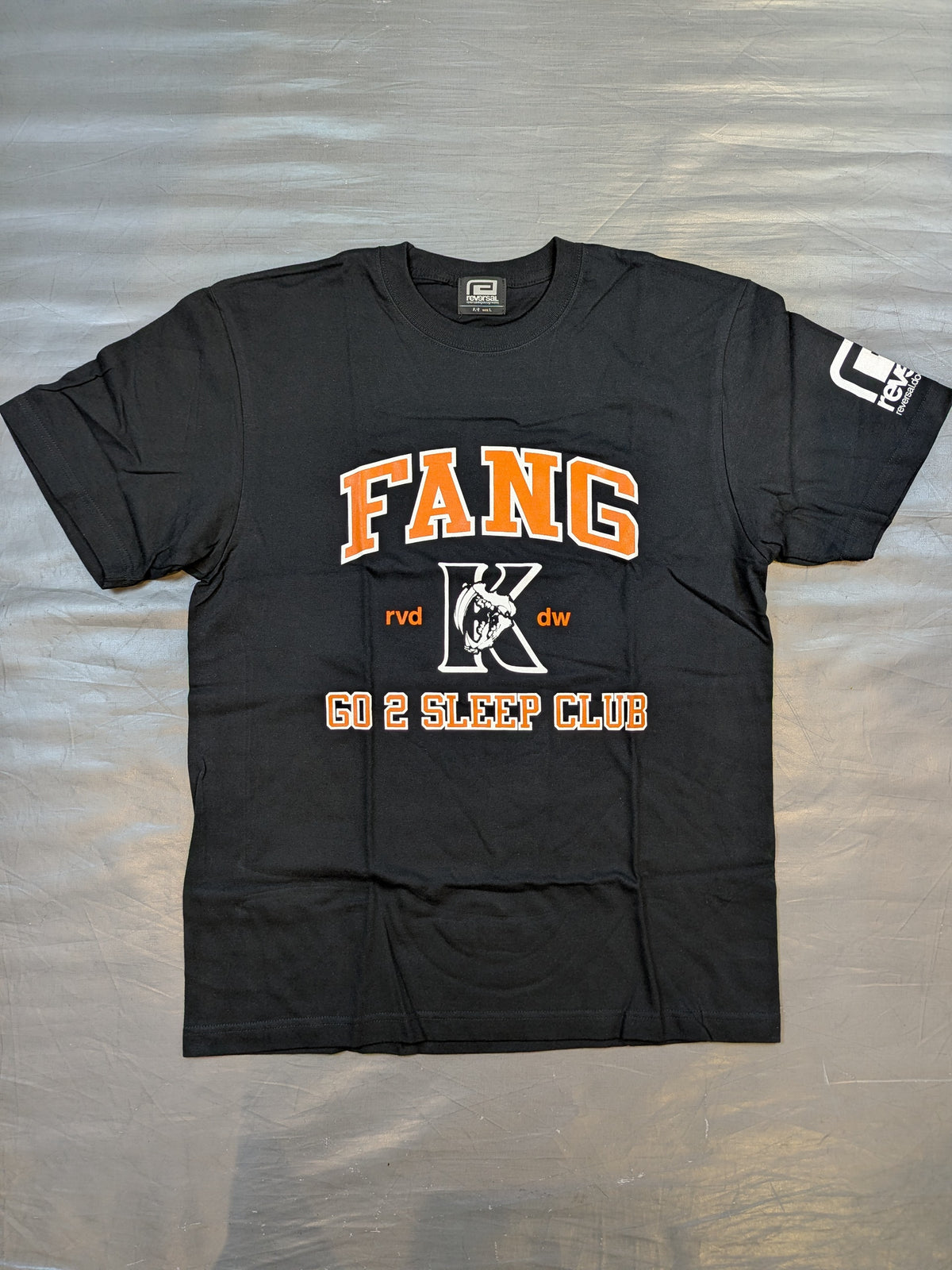 KENTA「FANG K」Tシャツ(ブラック×オレンジ)