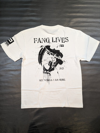 KENTA「FANG LIVES」Tシャツ①(ホワイト)